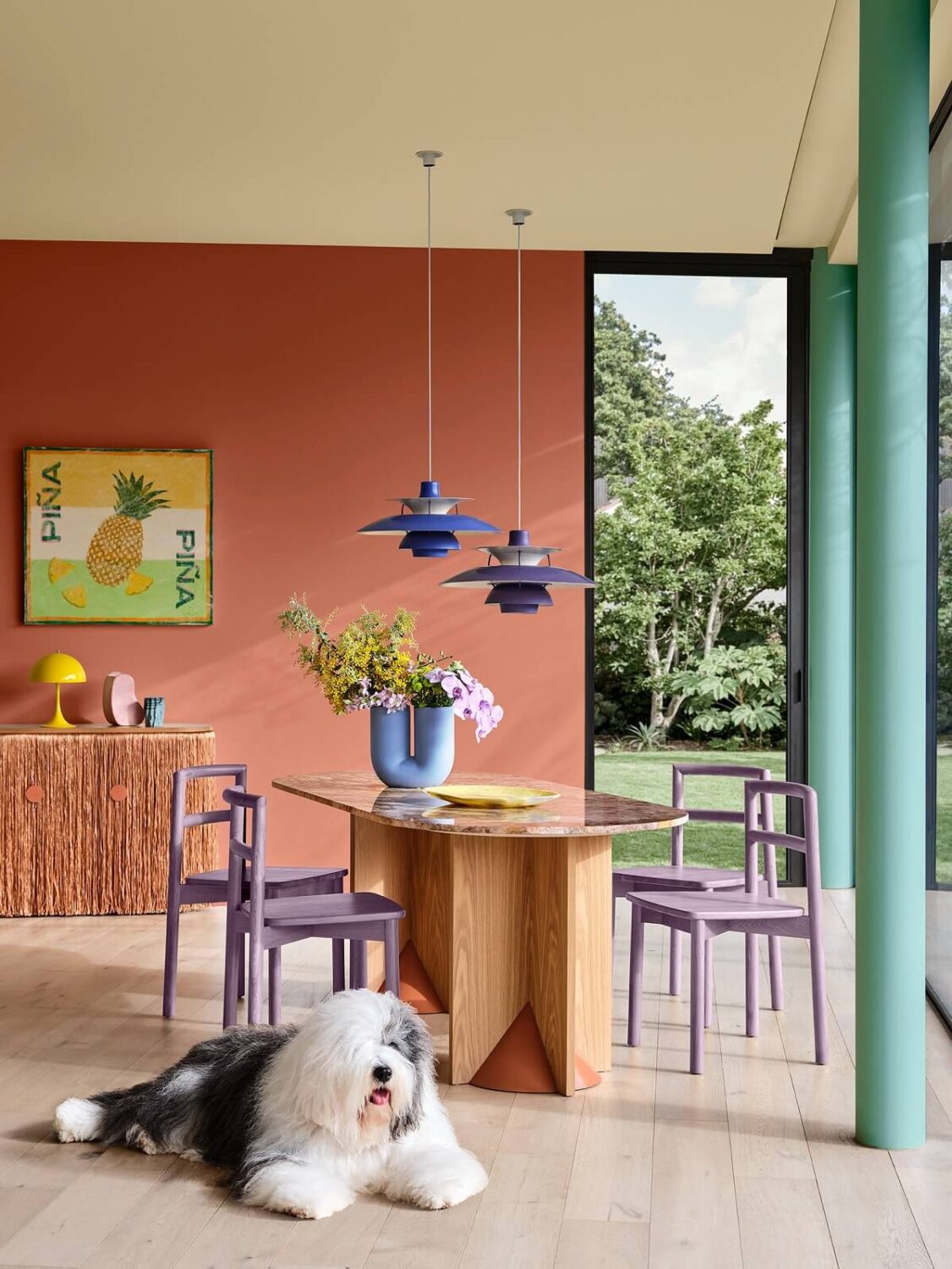 Dulux Colour Forecast 2025: Uplifting and Soothing Colour Palettes 6 Dulux_Colour_Forecast_2025_Emerge_palette dining room nordroom