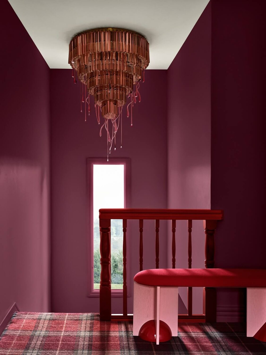 Dulux Colour Forecast 2025: Uplifting and Soothing Colour Palettes 15 Dulux_Colour_Forecast_2025_Recollect_palette purple hallway nordroom