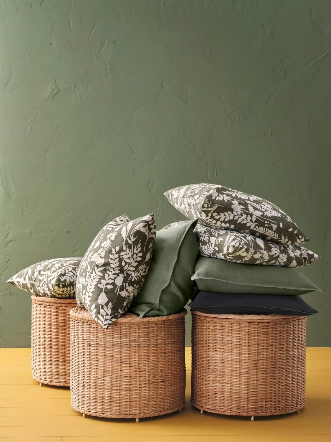 Discover IKEA's October Collection Inspired by Swedish Crafts 12 IKEA_ROTVECKLARE cushion covers