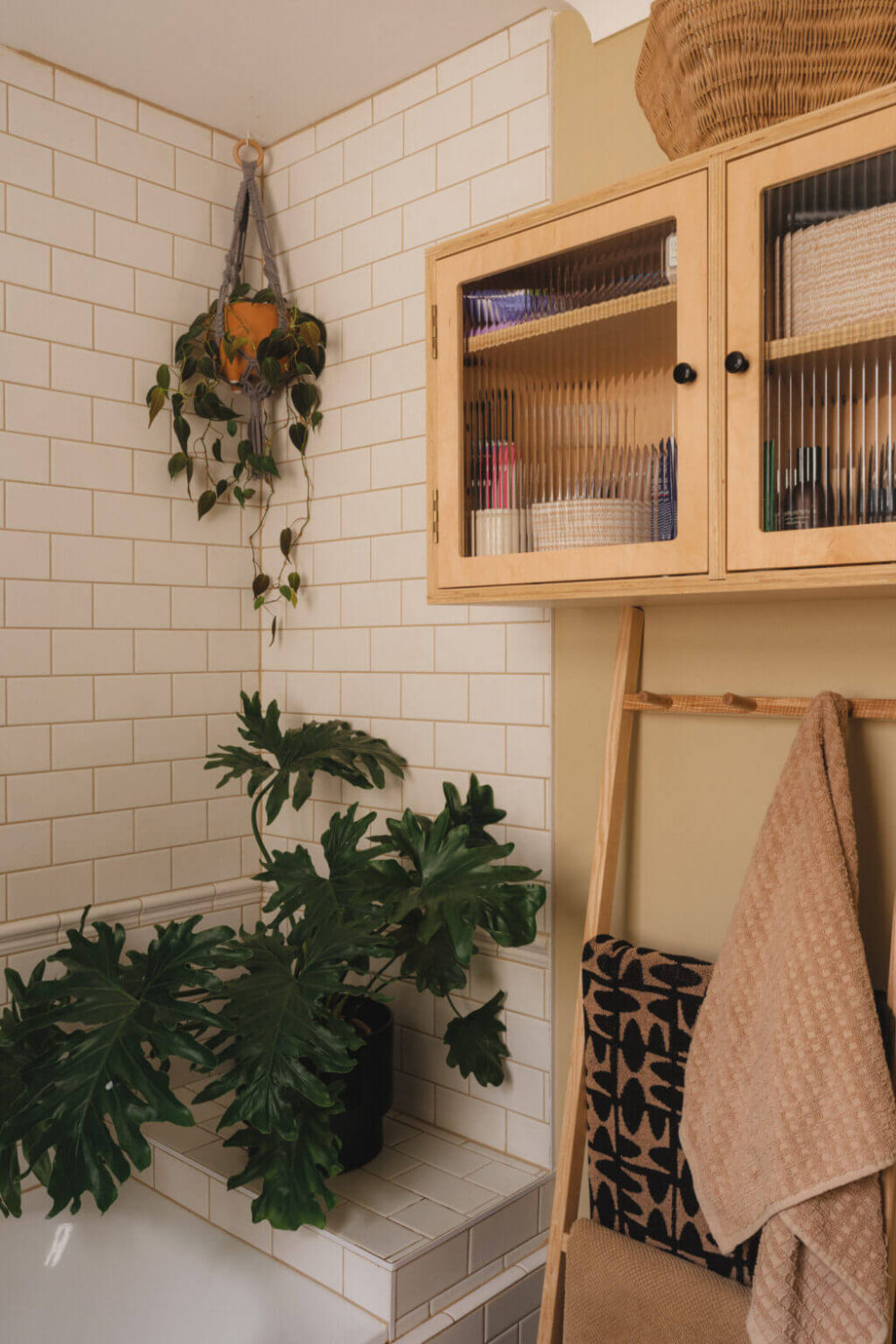 A Charming Victorian House with a Lovely Kitchen 20 bathroom with plants
