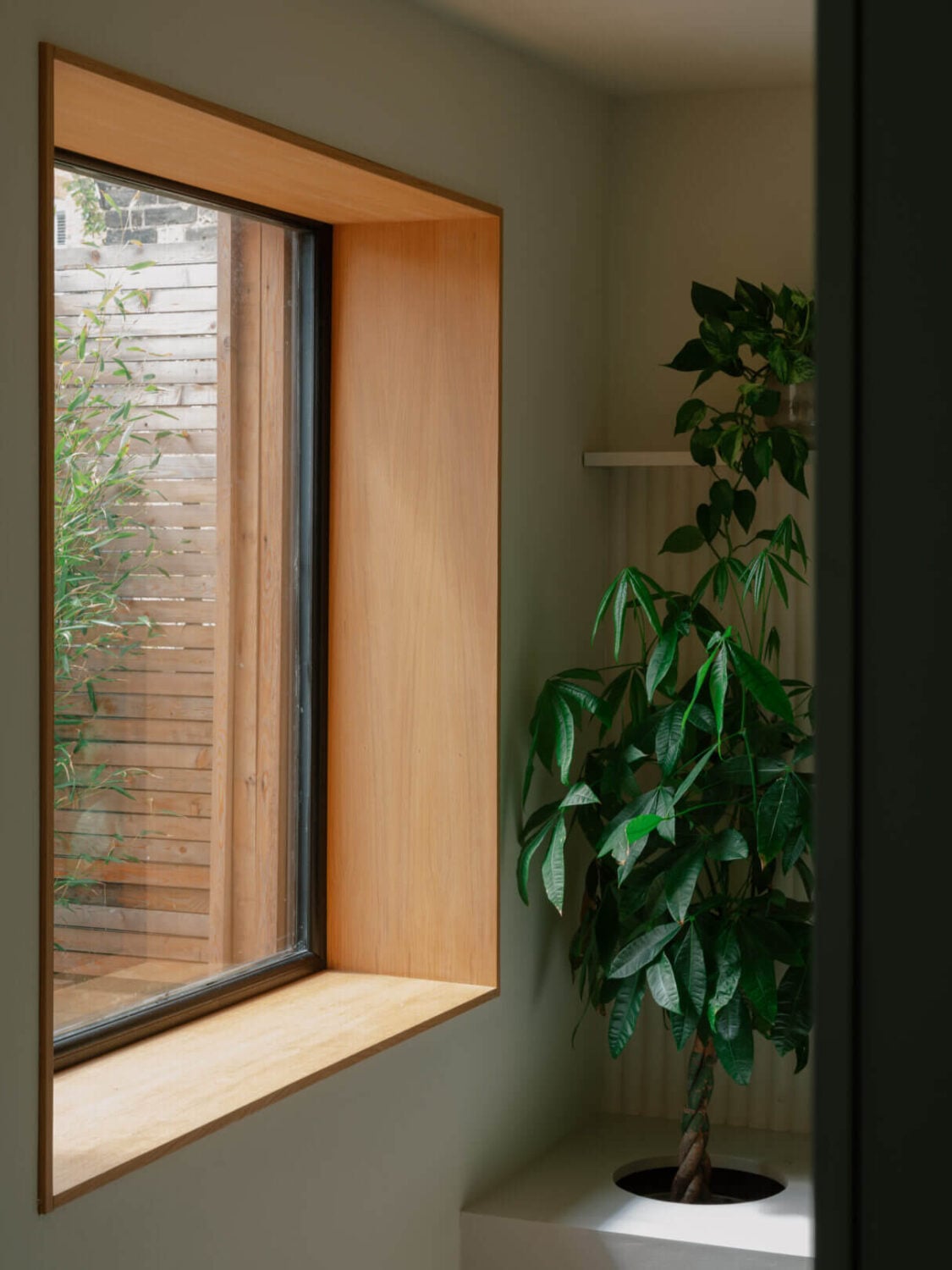 An English House with Carefully Restored Period Features 13 deep wood kitchen window