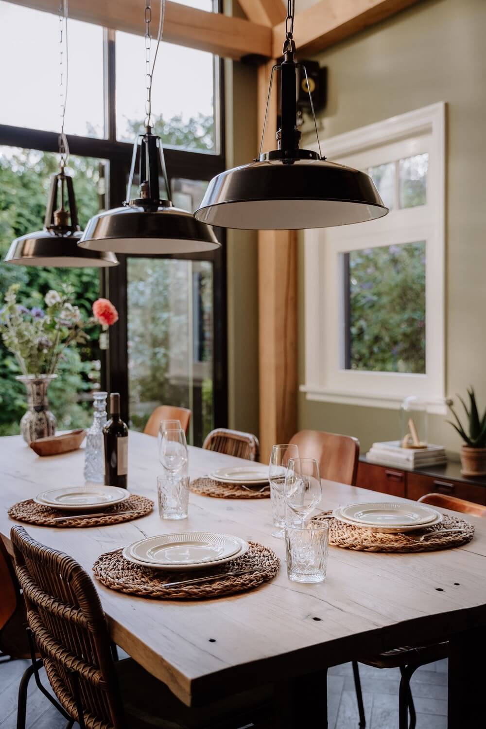 Historic Charm in a New Country House in The Netherlands 3 dining table