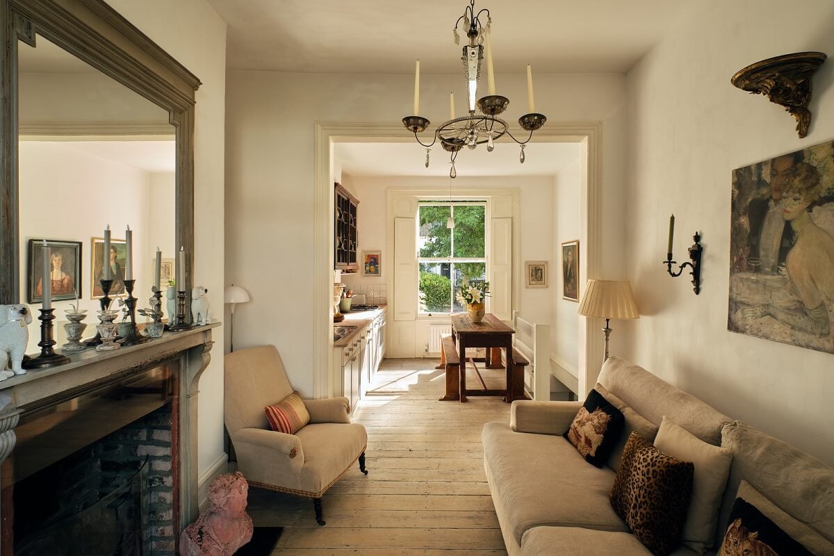 double reception room