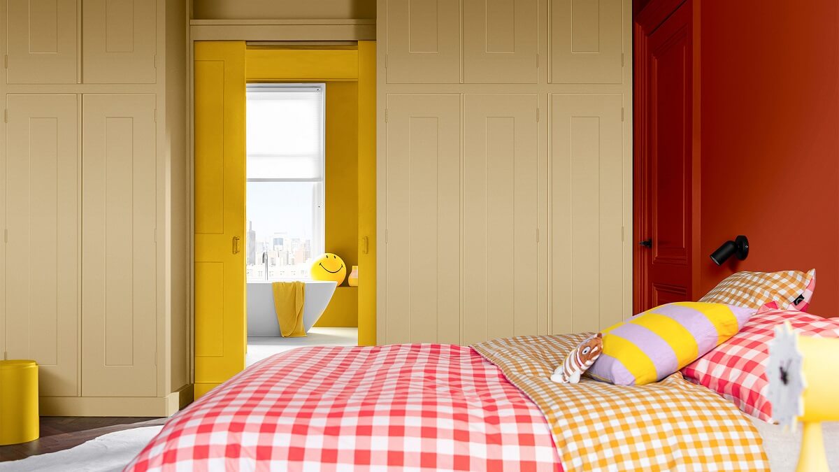 Dulux Colour of the Year 2025: True Joy 66 dulux-colour-futures-colour-of-the-year-2025-true-joy-bold-bedroom-inspiration-global-41