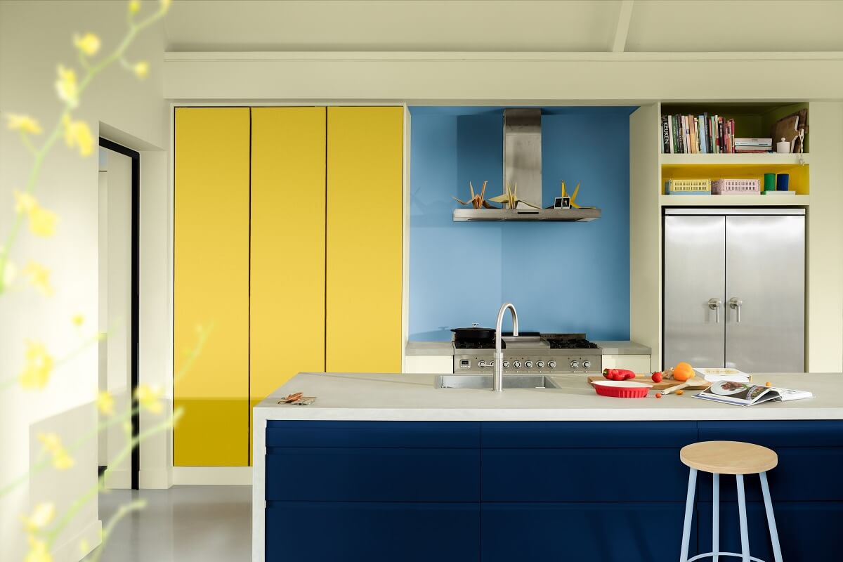 Dulux Colour of the Year 2025: True Joy 22 dulux-colour-of-the-year-2025-True-Joy-Dare kitchen