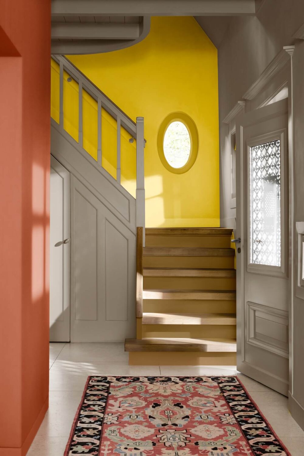 Every Color of the Year for 2025 (So Far!) 5 dulux-colour-of-the-year-2025-True-Joy-Pride hallway