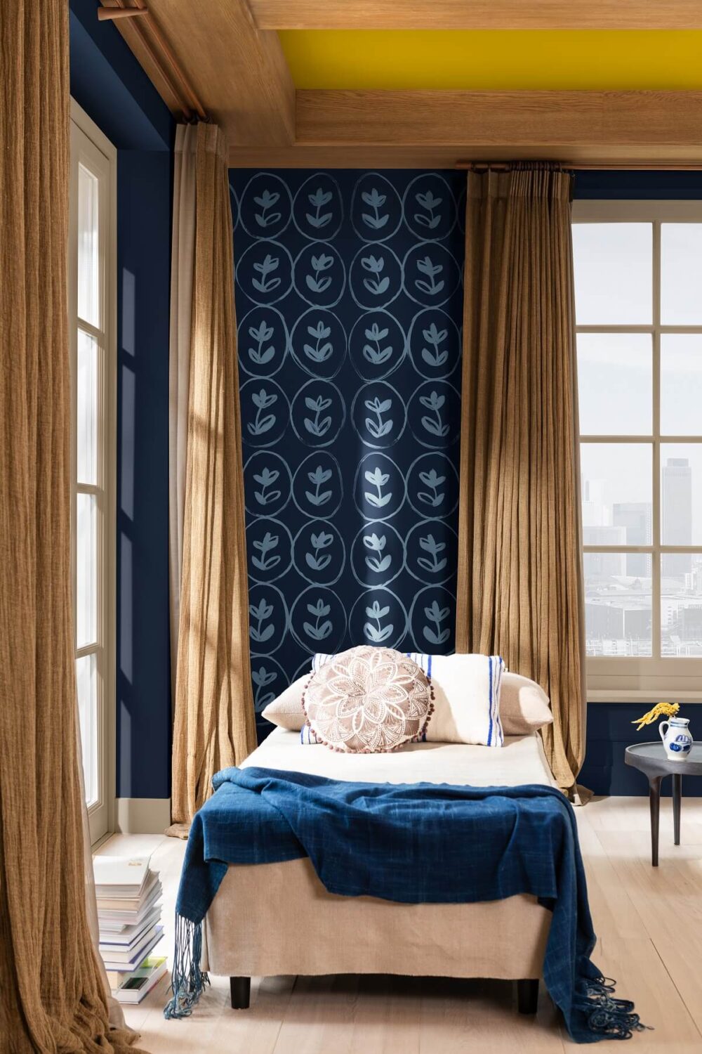 Dulux Colour of the Year 2025: True Joy 35 dulux-colour-of-the-year-2025-True-Joy-Pride living room blue wallpaper