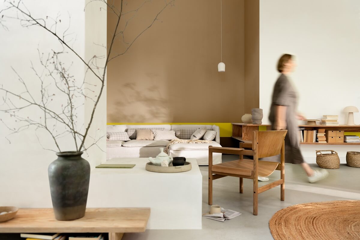 Dulux Colour of the Year 2025: True Joy 14 dulux-colour-of-the-year-2025-True-Joy-craftsmanship living room