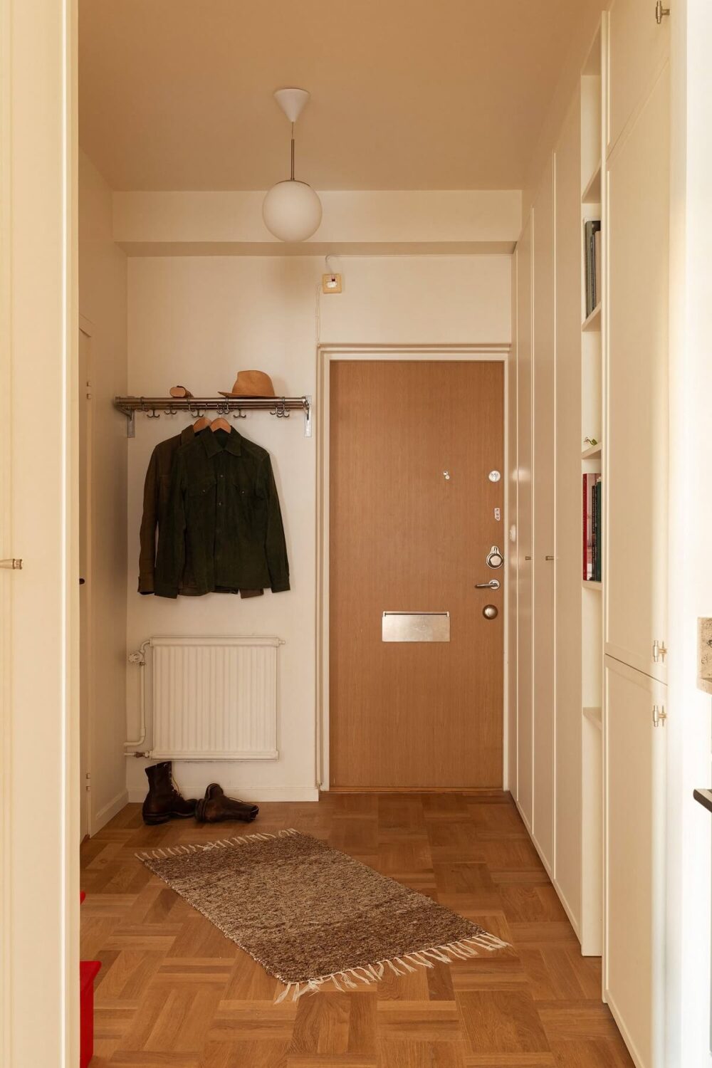 A Stylish Small Loft with Beautiful Natural Light 18 entry with built in closets