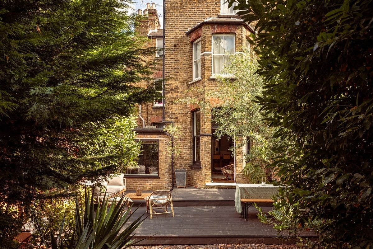 A Warm Ground Floor Apartment with Reclaimed Materials 22 garden london house A Warm Ground Floor Apartment with Reclaimed Materials
