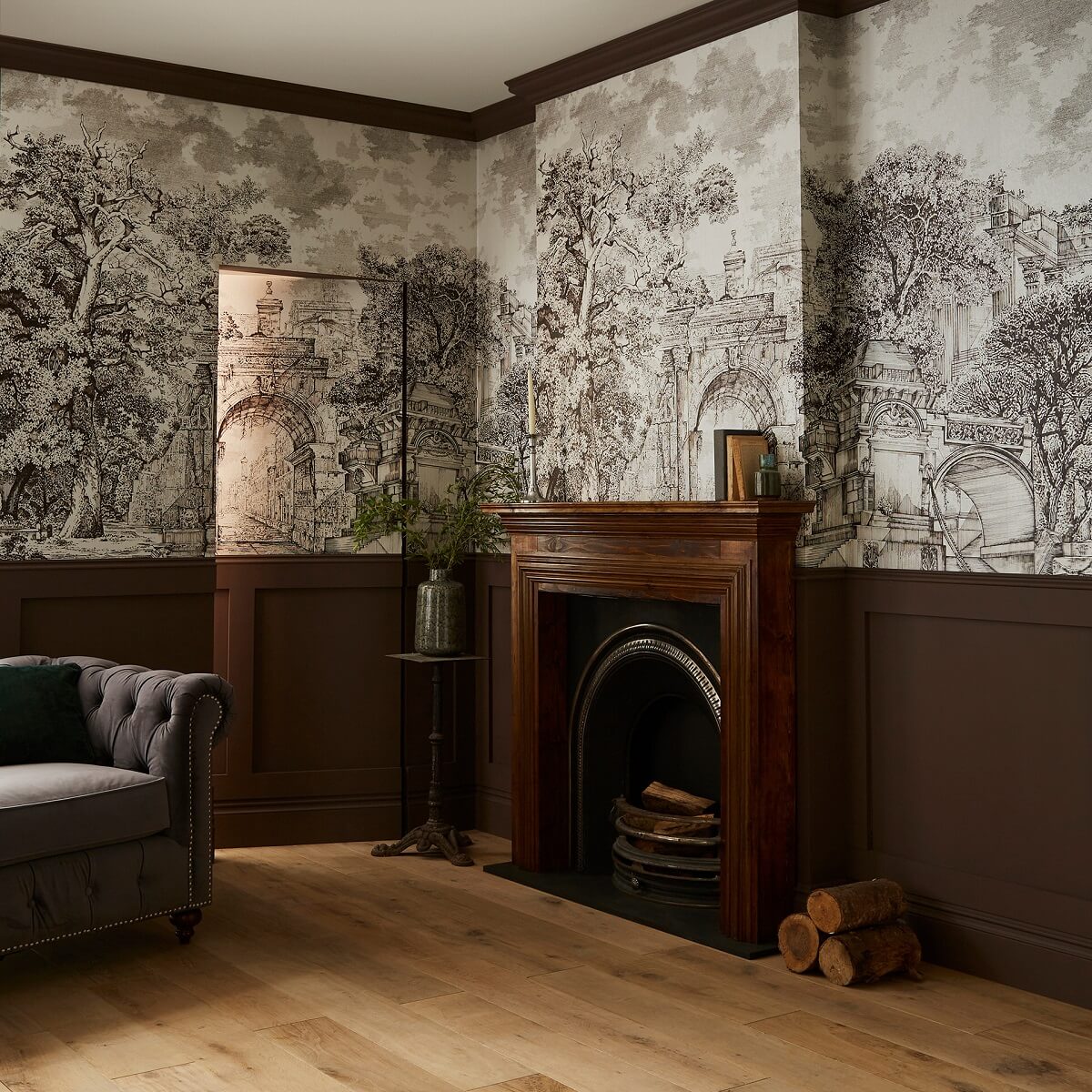 Graham & Brown Color and Design of the Year 2025 8 graham and brown -rivington-folly-dusk-mural-color and design of the year nordroom