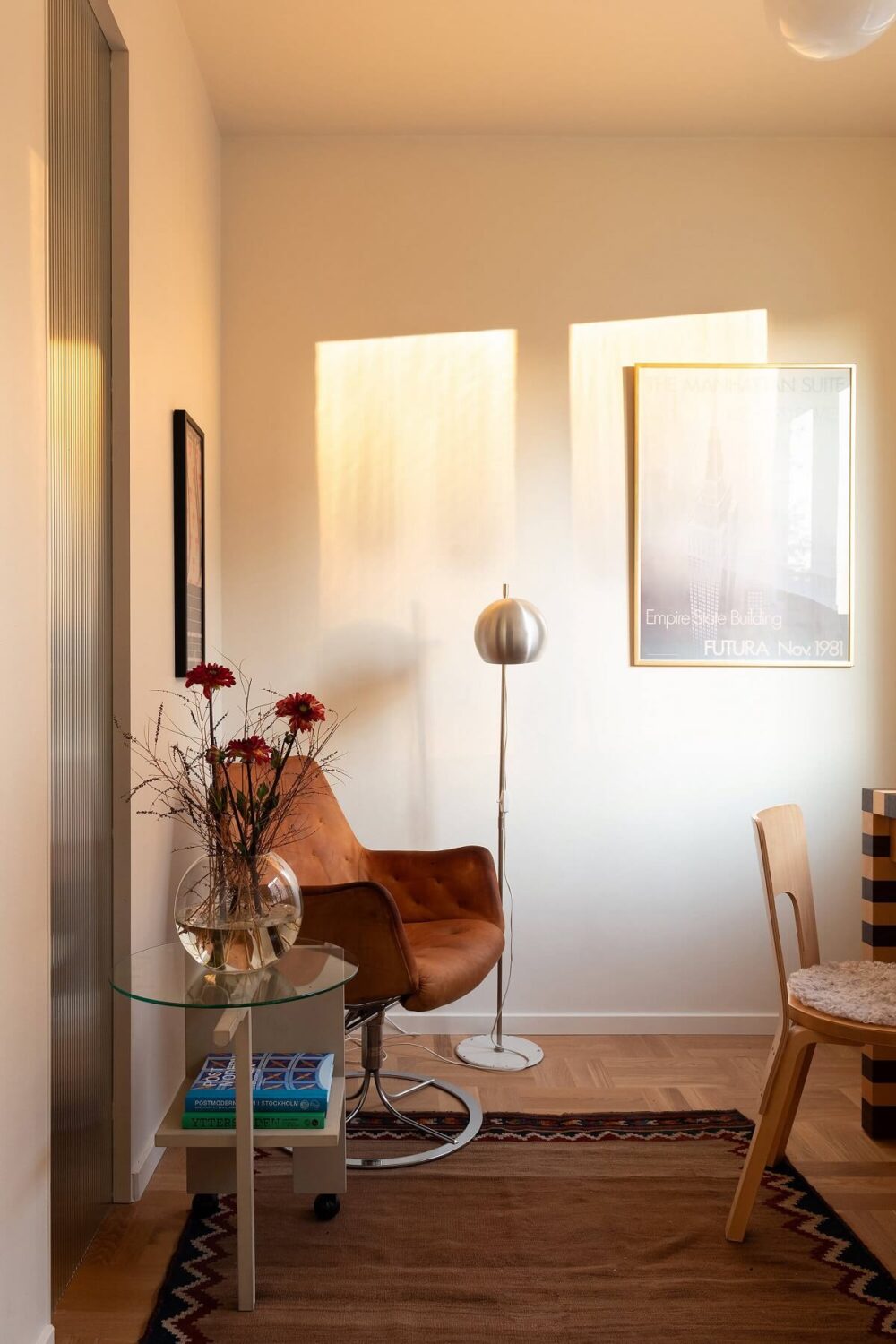 A Stylish Small Loft with Beautiful Natural Light 10 home office with rug
