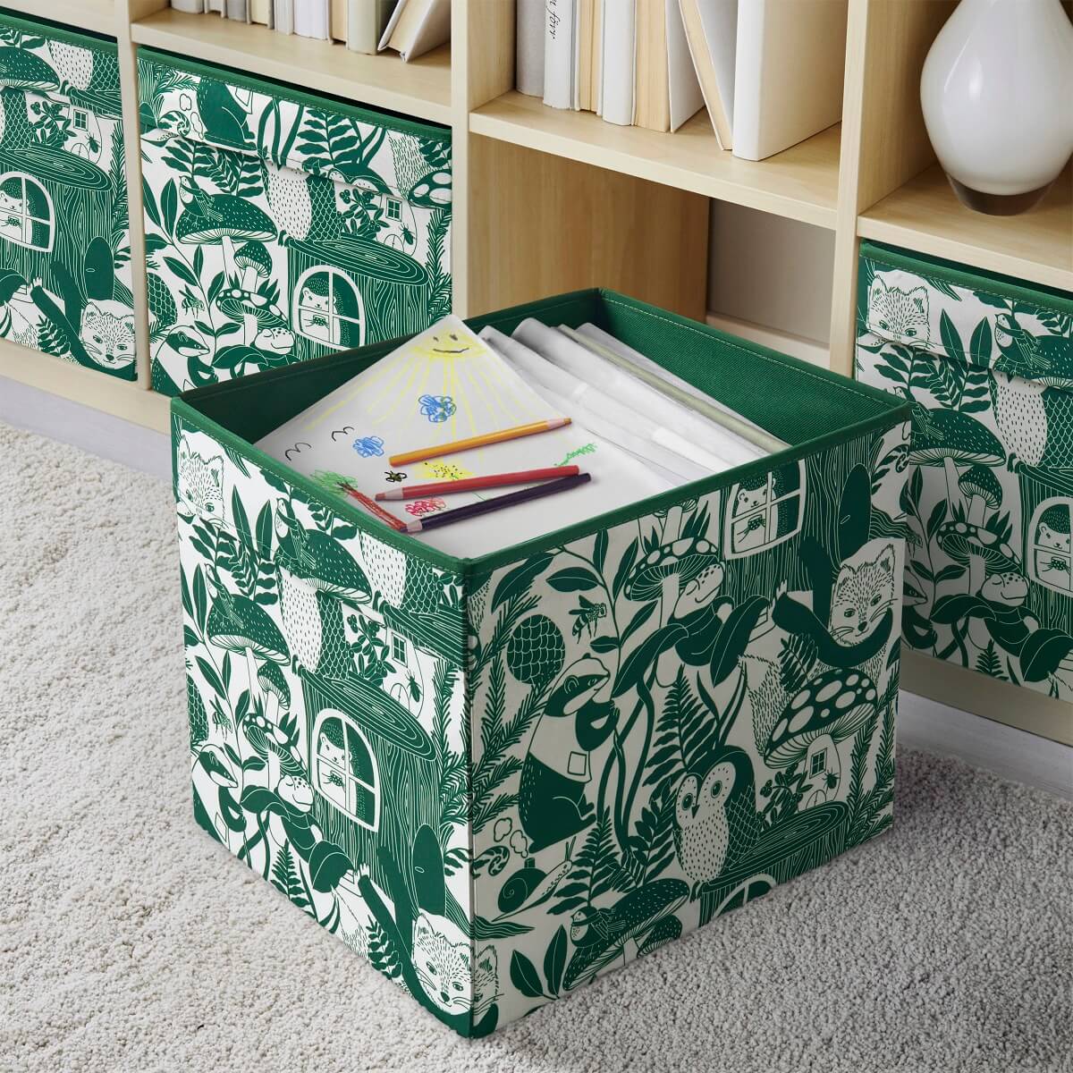 IKEA SKOGSDUVA: A Magical Forest Children's Collection 38 ikea SKOGSDUVA children collection basket nordroom