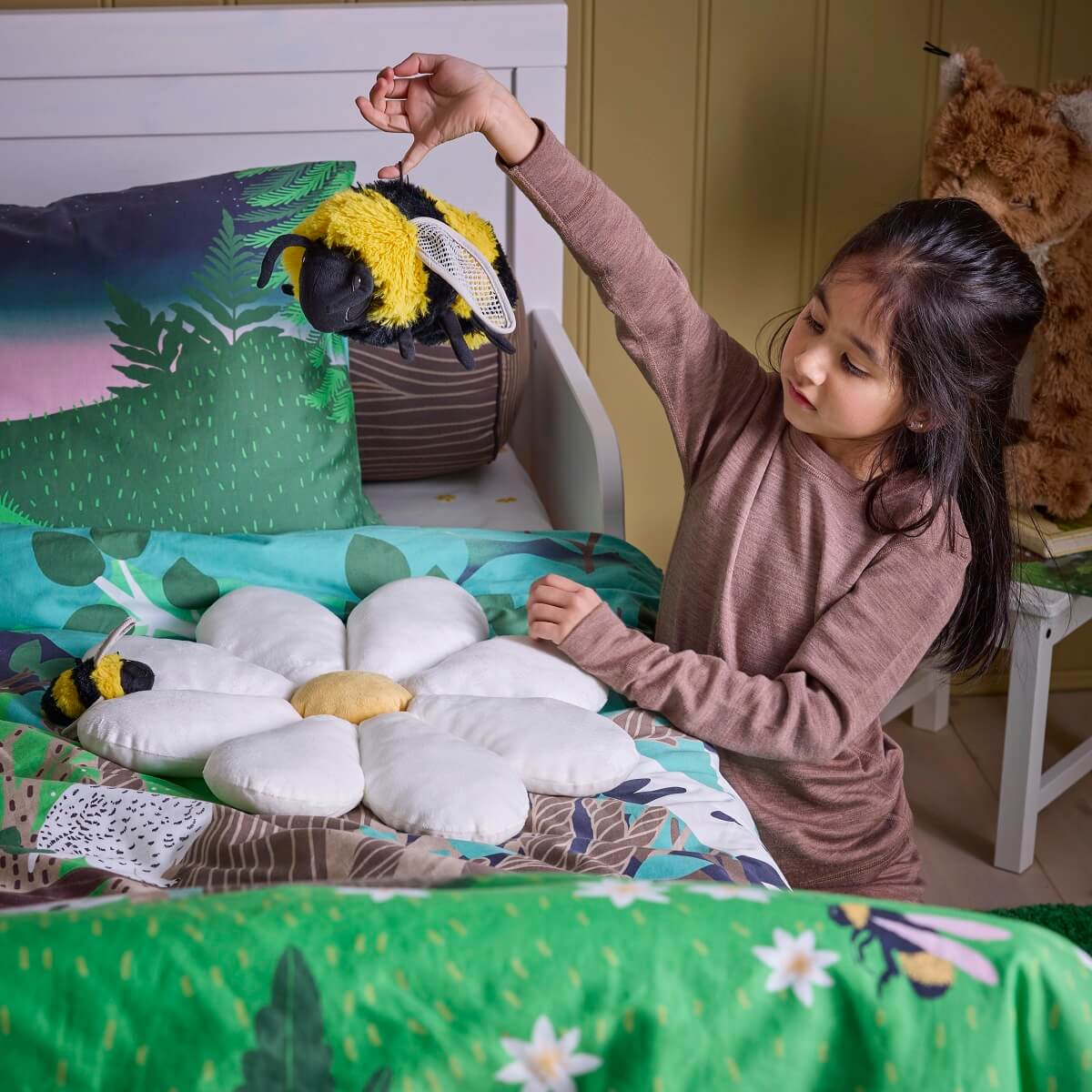 IKEA SKOGSDUVA: A Magical Forest Children's Collection 16 ikea SKOGSDUVA children collection bee flower