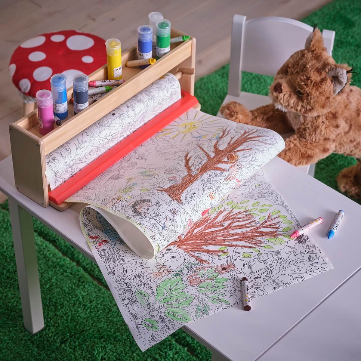 IKEA SKOGSDUVA: A Magical Forest Children's Collection 29 ikea SKOGSDUVA children collection drawing paper