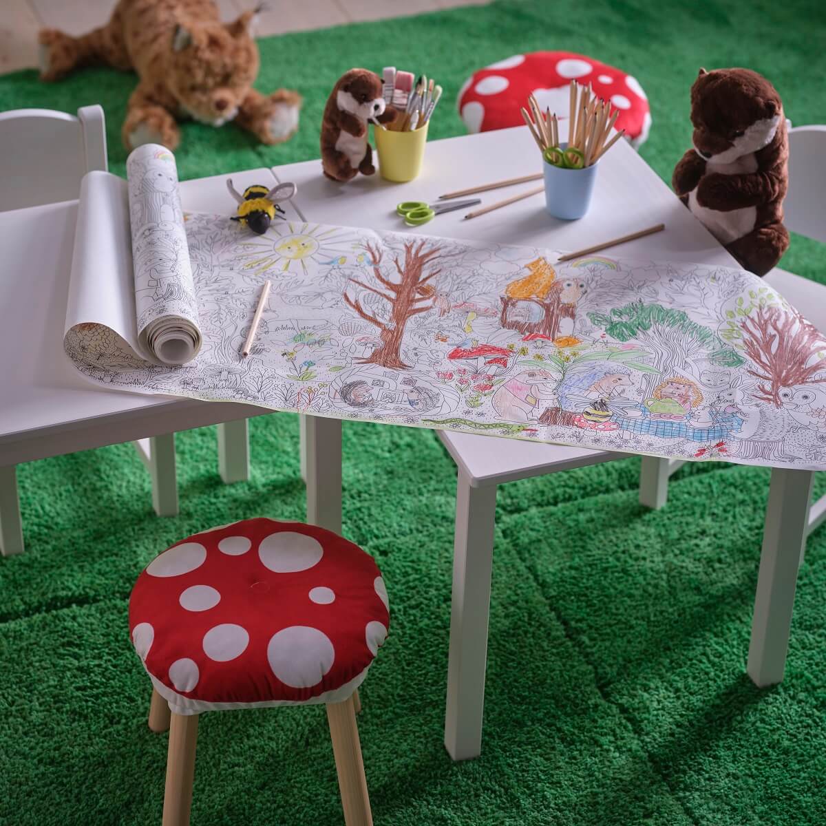 IKEA SKOGSDUVA: A Magical Forest Children's Collection 11 ikea SKOGSDUVA children collection stool