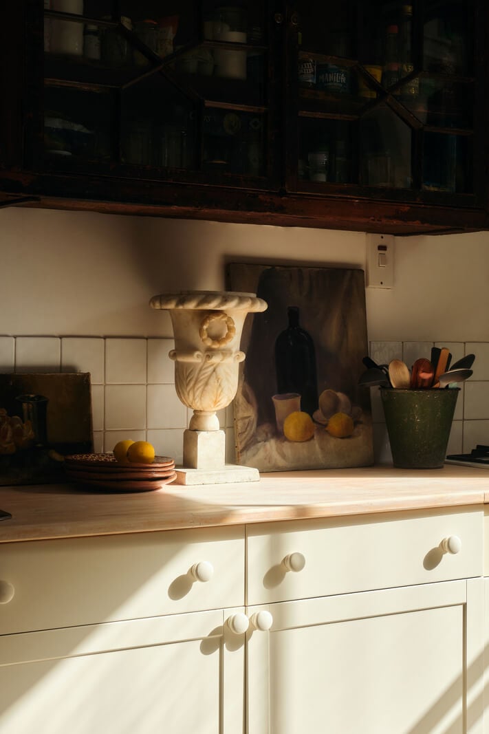 A One-Bedroom Maisonette with a Garden in London 5 kitchen detail