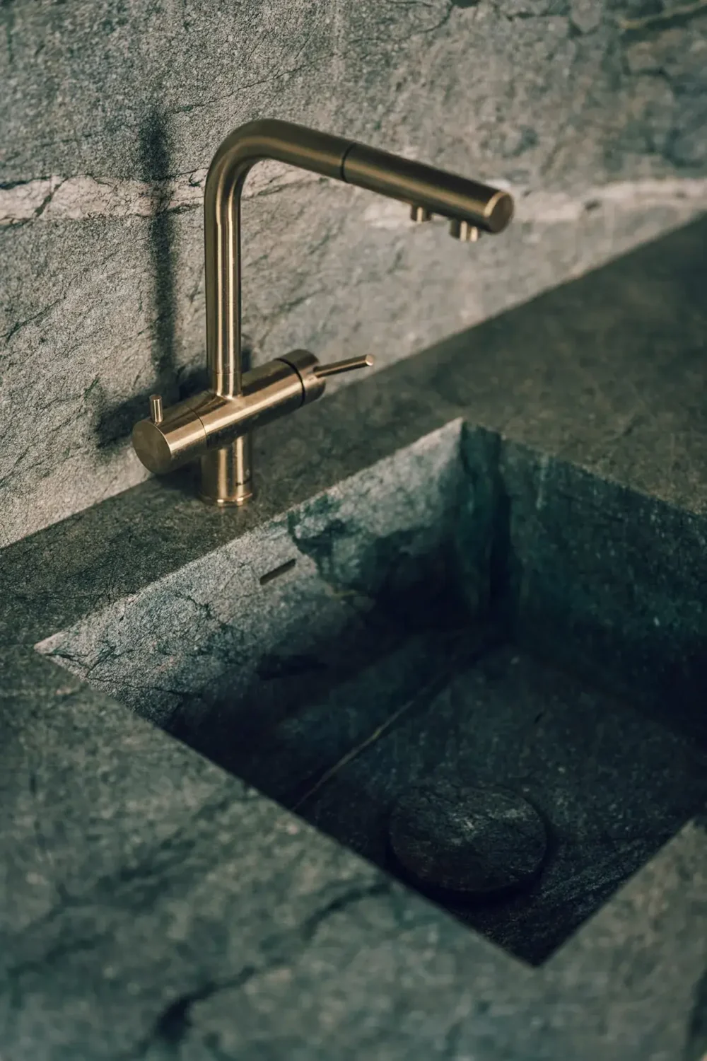Beautiful Period Features in an Early 20th-Century Majorcan Townhouse 4 kitchen sink