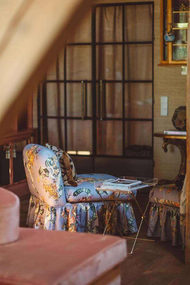 An Eclectic Colorful House in an Old Dutch Farmhouse 21 living room detail