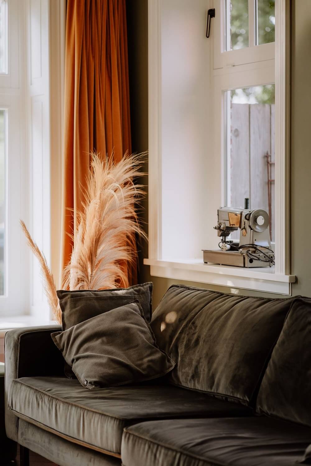 Historic Charm in a New Country House in The Netherlands 6 living room sofa
