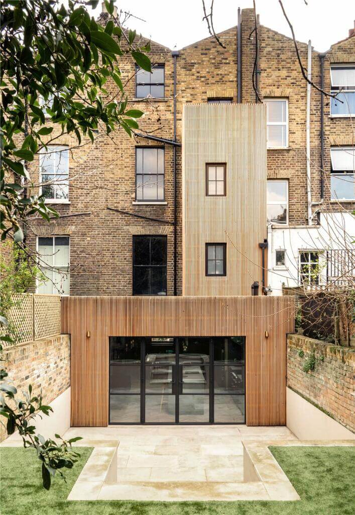 A Stylish Two Bedroom Maisonette in London 17 modern extension
