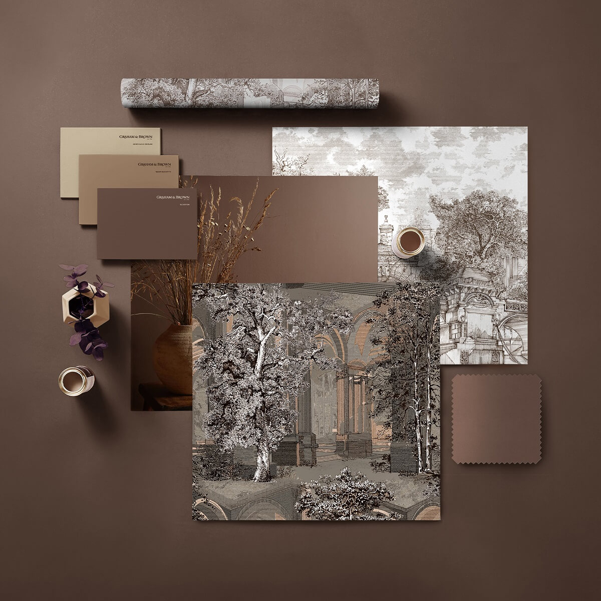Graham & Brown Color and Design of the Year 2025 1 mood-board-graham and brown design color of the year 2025 nordroom
