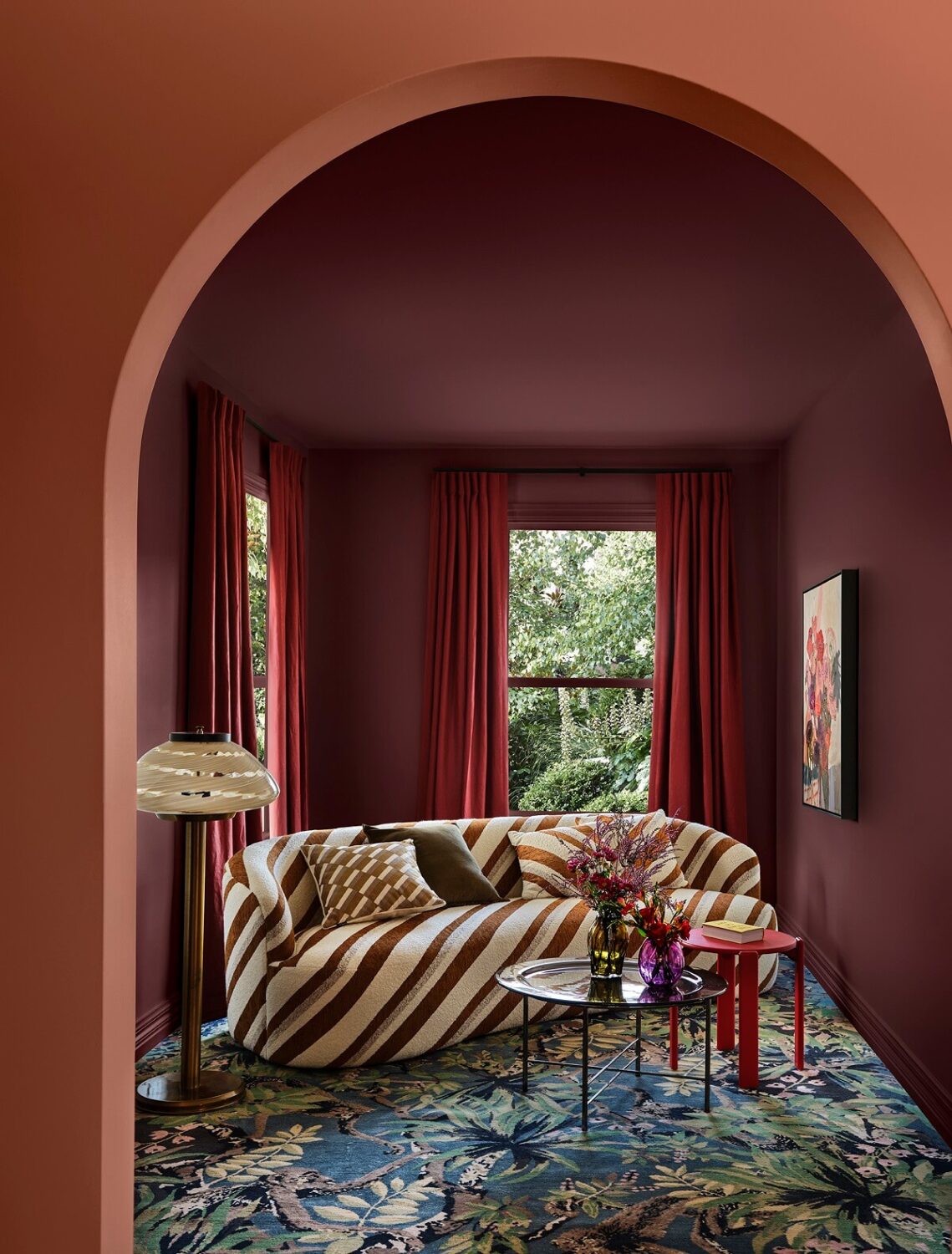 The 2026 Home Decor and Color Trends, According to Pinterest 22 plum_sauce_arch_Dulux_Colour_Forecast_2025_Recollect_palette nordroom