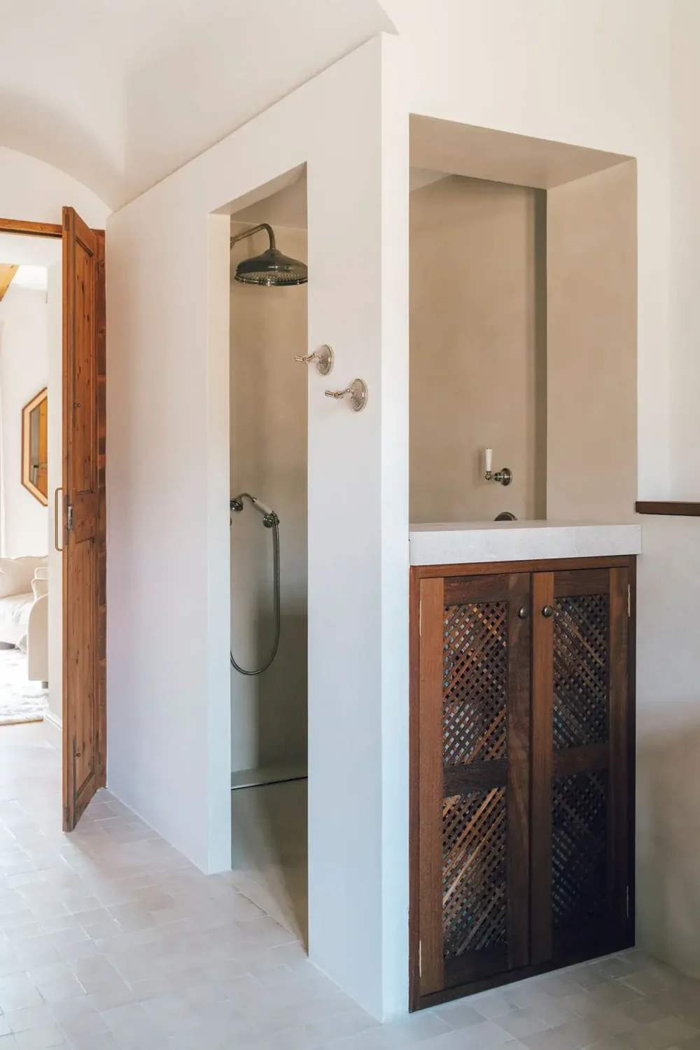 Beautiful Period Features in an Early 20th-Century Majorcan Townhouse 11 shower