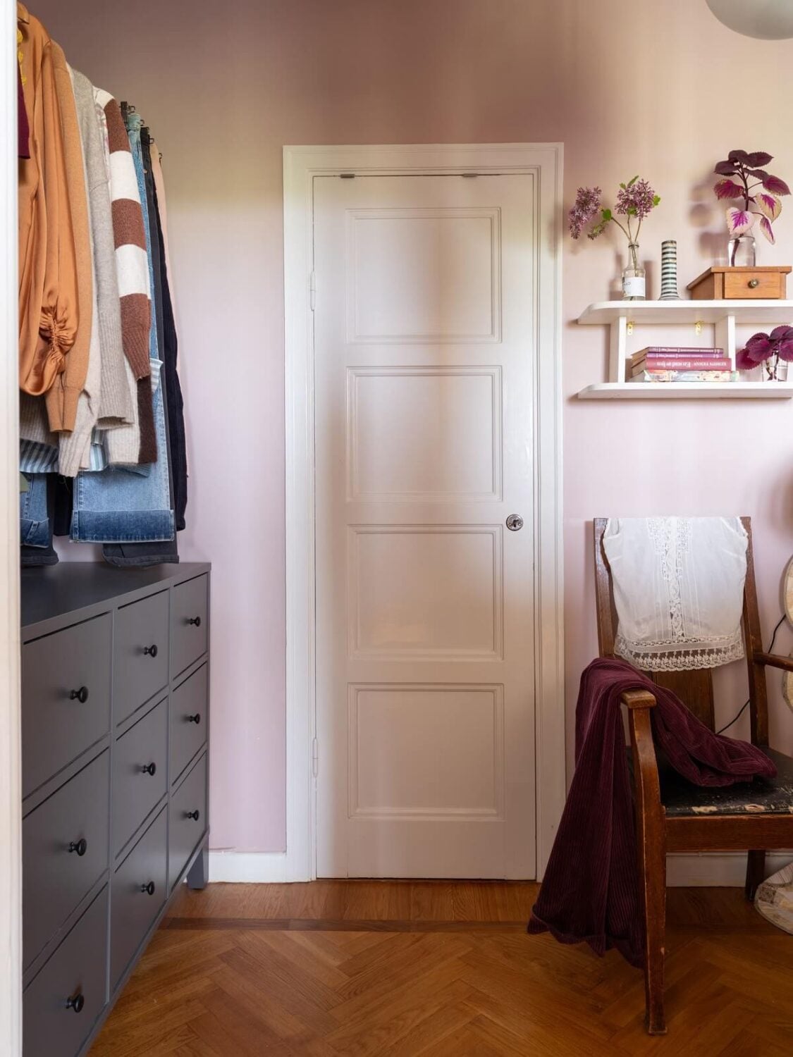 A Small Apartment with an Ochre Yellow Kitchen 18 small bedroom with drawers and racks A Small Apartment with an Ochre Yellow Kitchen