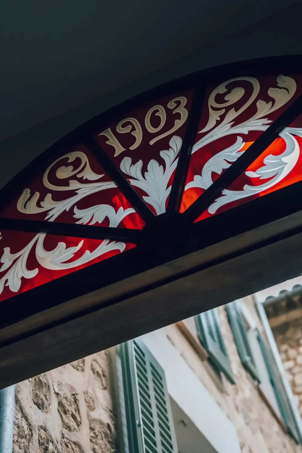 Beautiful Period Features in an Early 20th-Century Majorcan Townhouse 15 stained glass