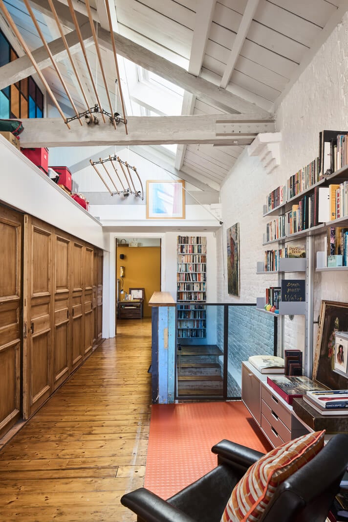 An Industrial and Colorful Warehouse Conversion in London 21 warehouse conversion