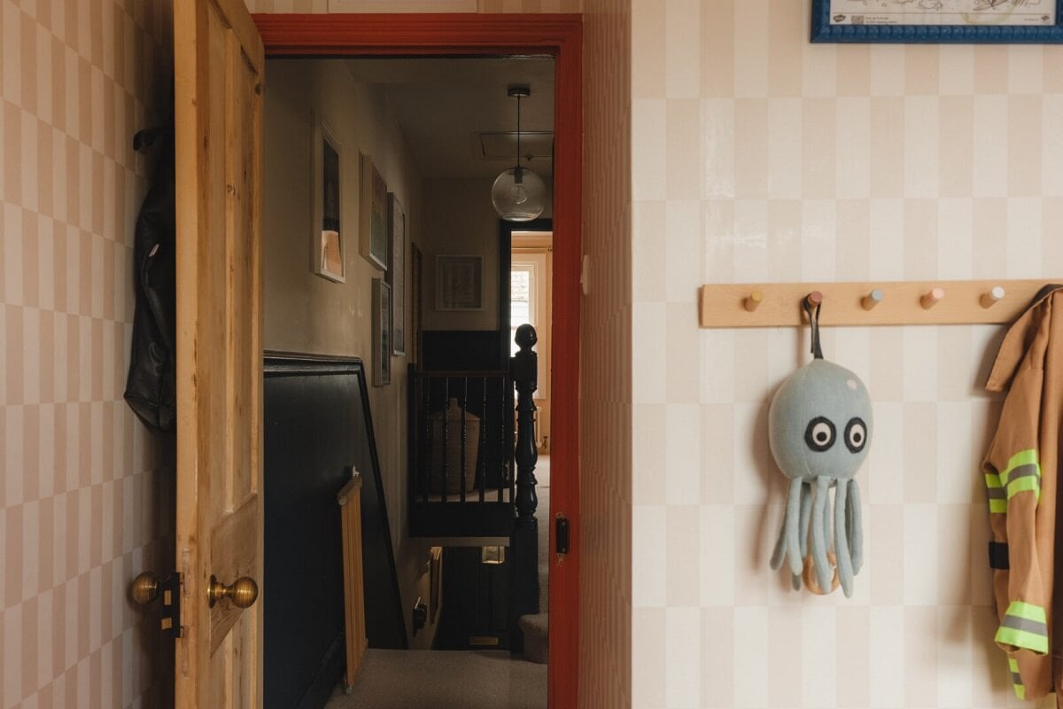 A Charming Victorian House with a Lovely Kitchen 18 woode door kids room