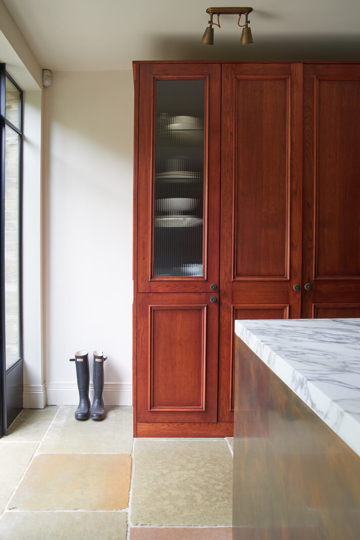 A Luxurious Two-Bedroom Maisonette in Primrose Hill 12 wooden cabinets kitchen