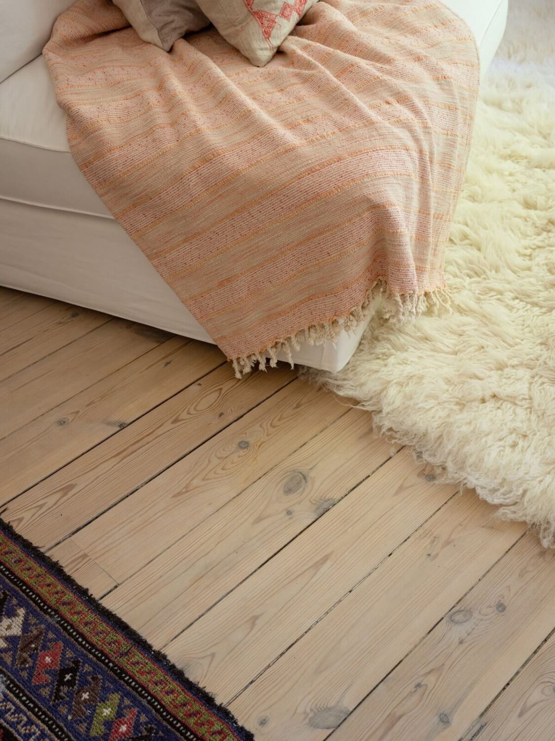 A Light and Well-Planned Apartment in Stockholm 4 wooden floorboards