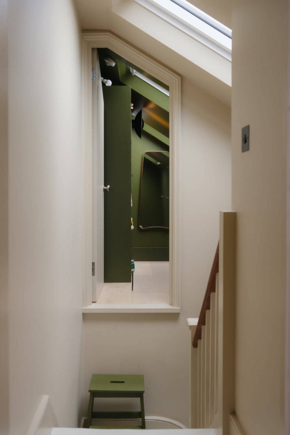 Nature-Inspired Colors in an Extended East London Home 25 attic space