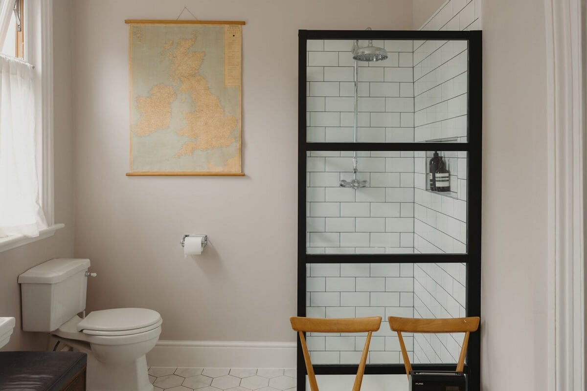 Original Details and a Modern Extension in a London House 27 bathroom walk in shower