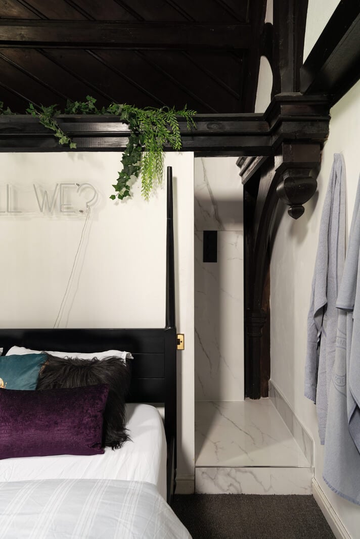 A Colorful Gothic-Style School Conversion in England 12 bedroom