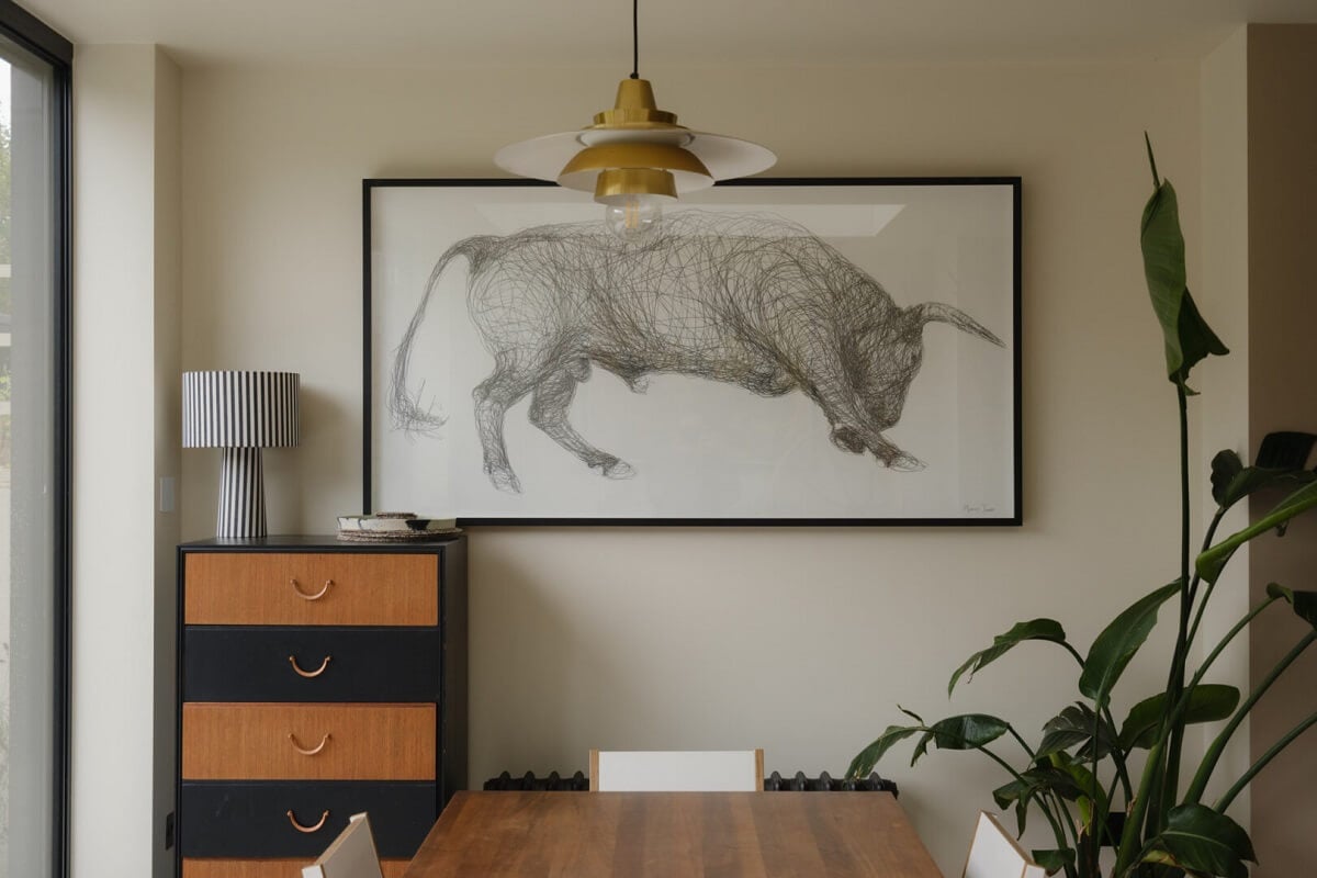 Nature-Inspired Colors in an Extended East London Home 10 dining space