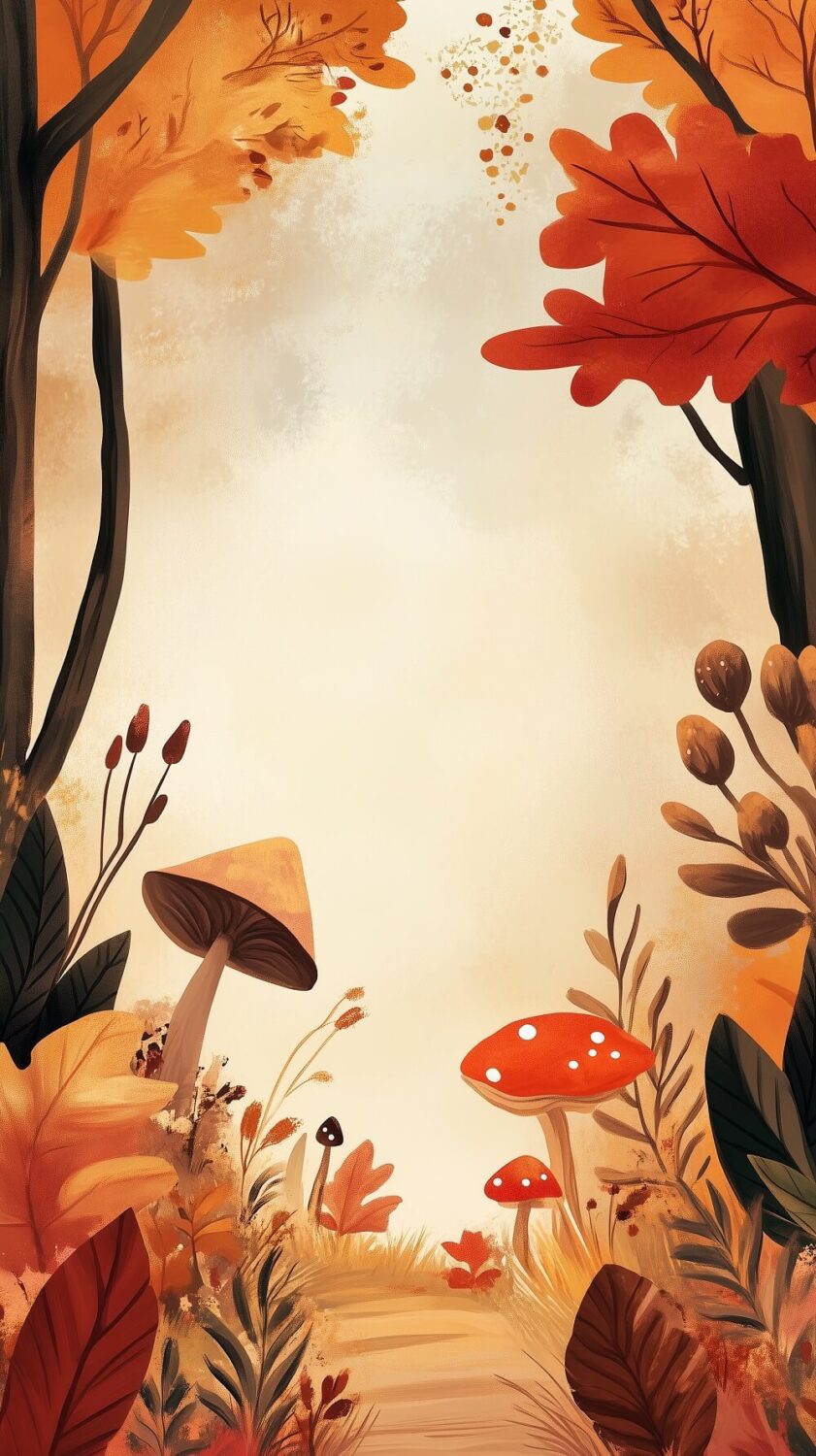 Beautiful (and Fun) Fall Phone Wallpapers to Start the Cozy Season 16 fall inspired phone wallpaper nordroom
