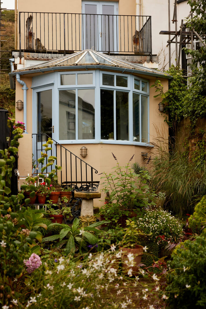 Muted Tones and an Orangery in a Victorian Coastal House 20 garden