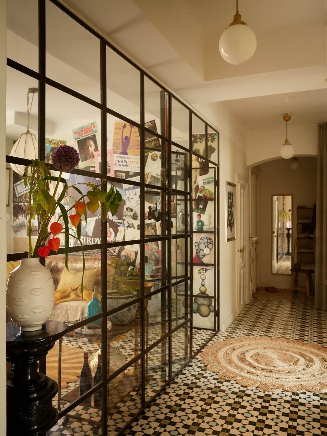 Best of 2024: Hallways 18 hallway vintage tiles industrial glass wall