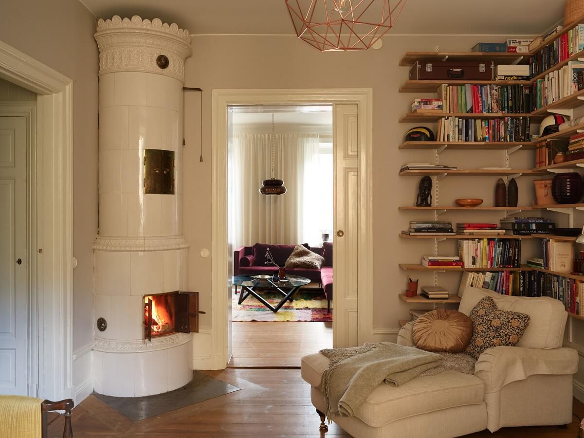 Best of 2024: Home Offices 9 reading nook bookshelves fireplace