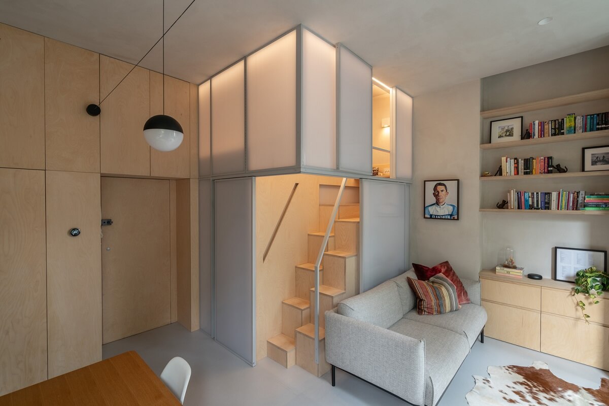 Best of 2025: Studio & Loft Apartments 40 small gray and wood loft apartment