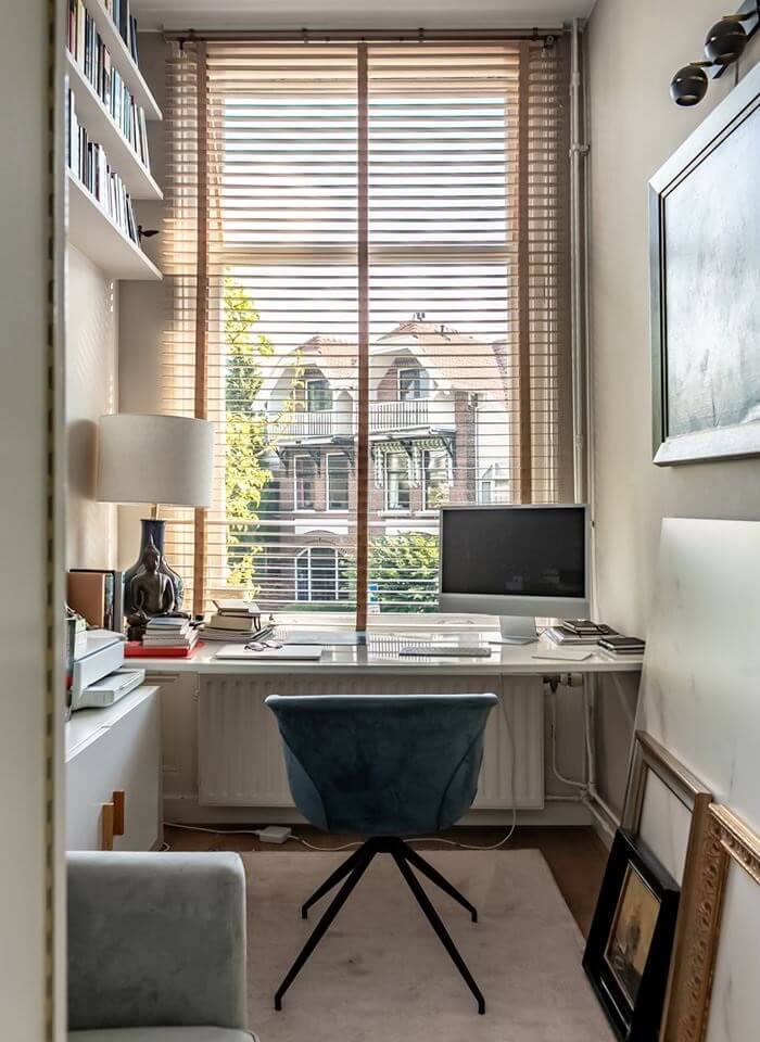 A Beautiful Monumental Villa with Green Color Accents 20 small home office