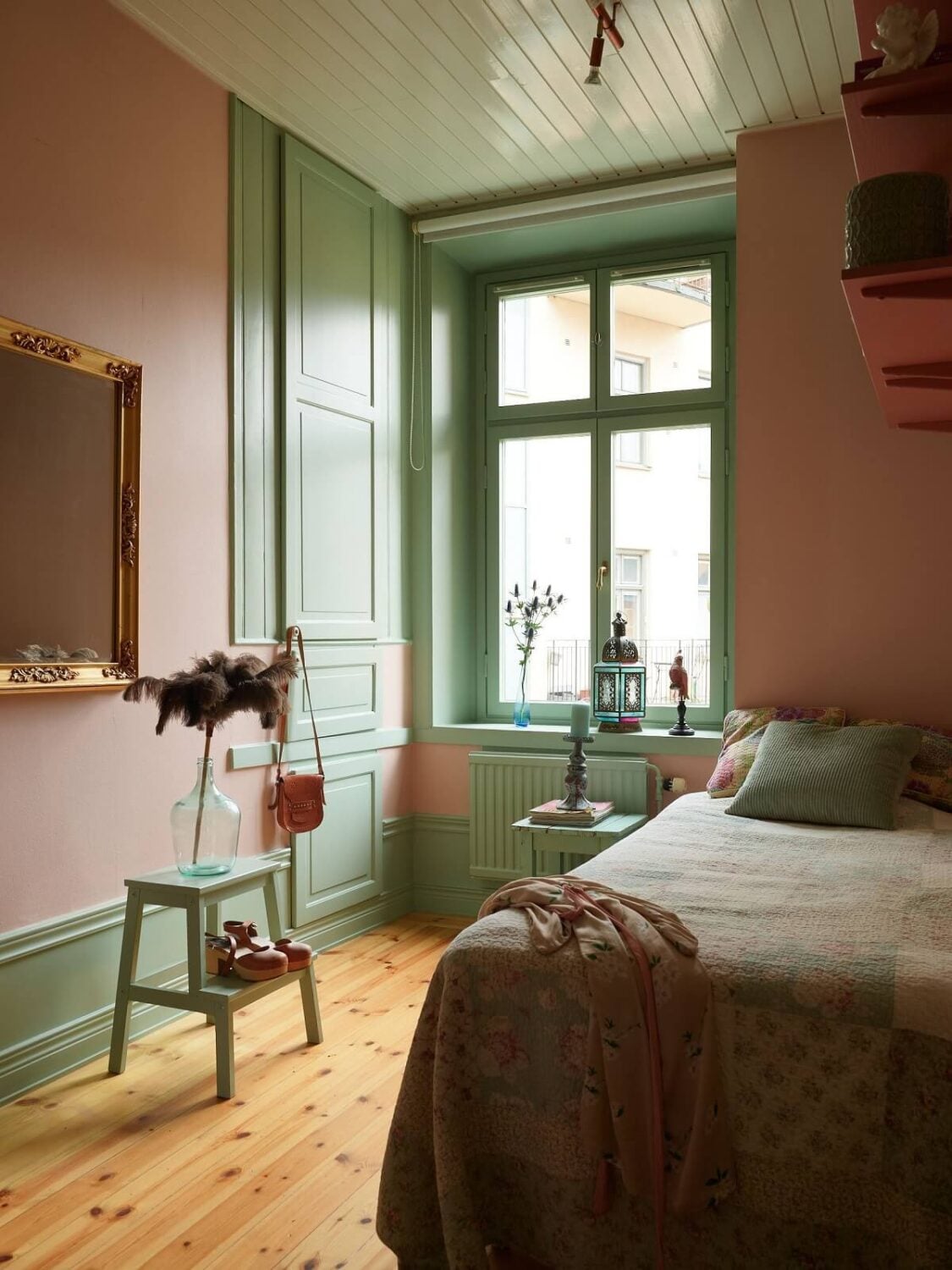 Best of 2024: Bedrooms 28 small pink and green bedroom