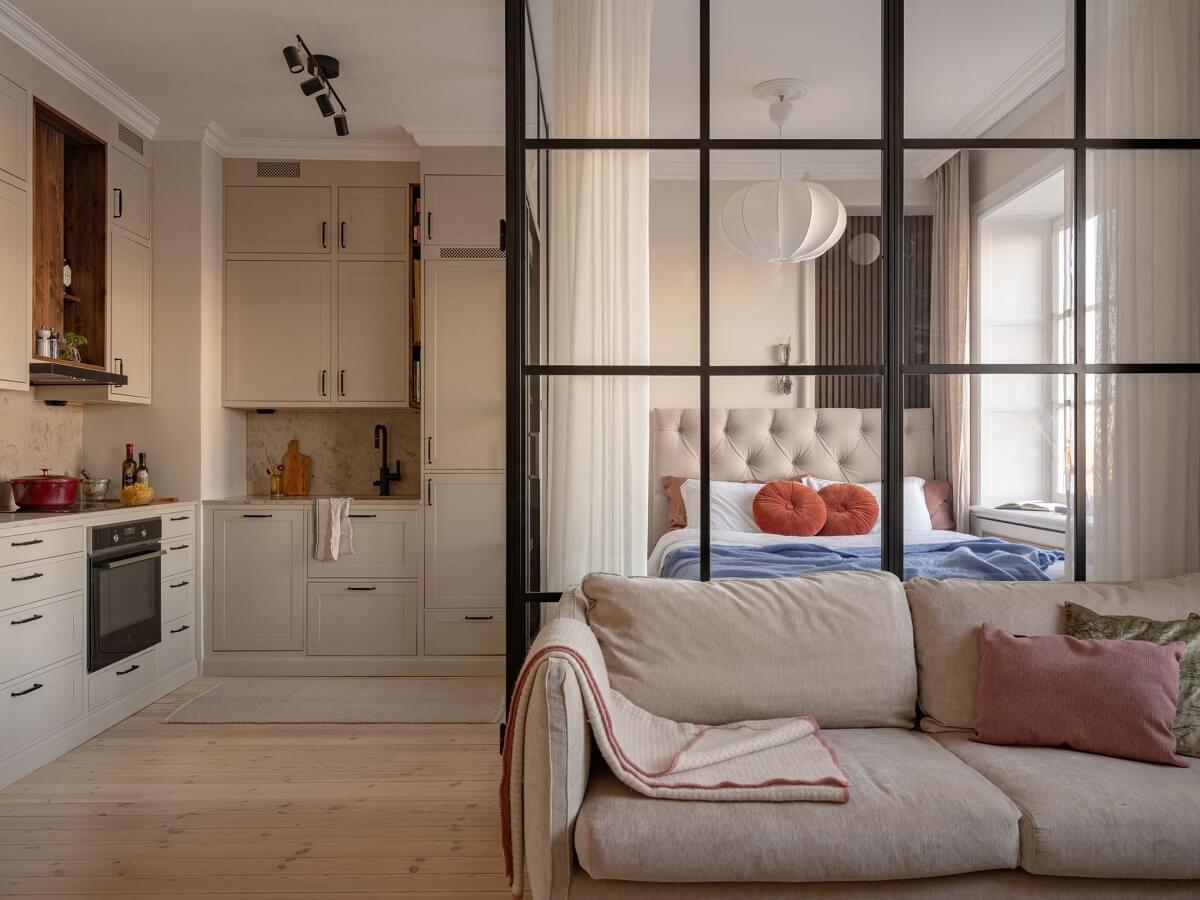 A Small and Serene Apartment with an Industrial Glass Bedroom 5 MED648914F759C34137AA1C06CD7D91138D 20241108090848 w2200 q80 A Small and Serene Apartment with an Industrial Glass Bedroom