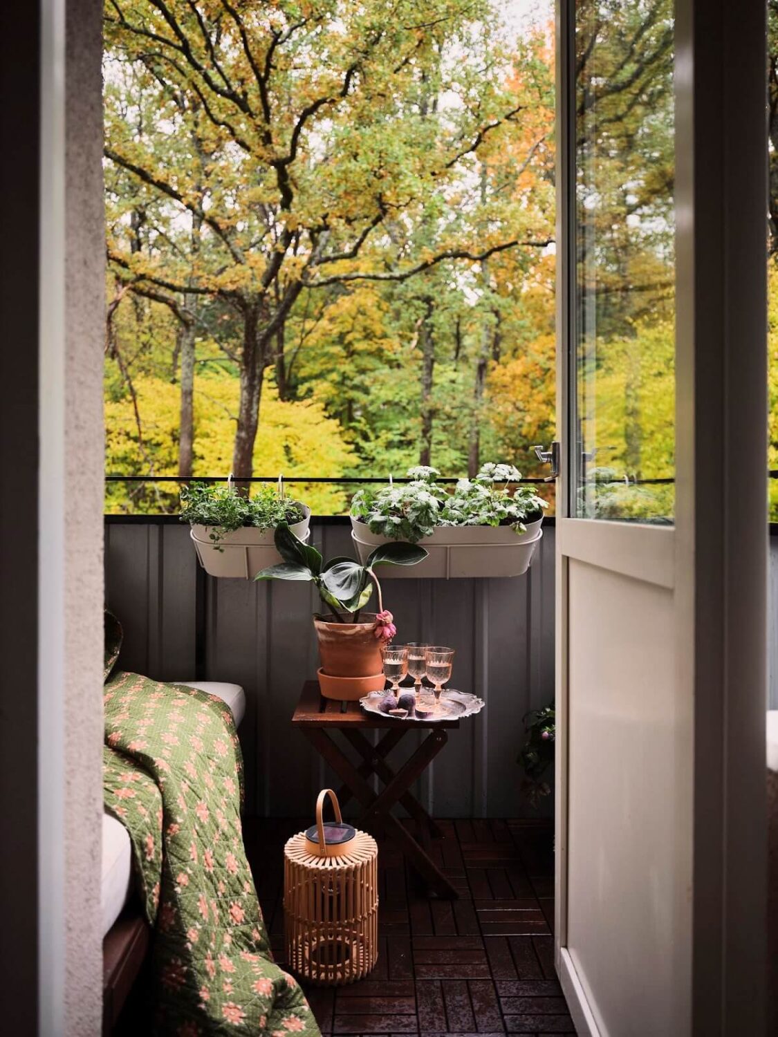 A Small Swedish Apartment with a Social and Semi-Open Floorplan 6 balcony