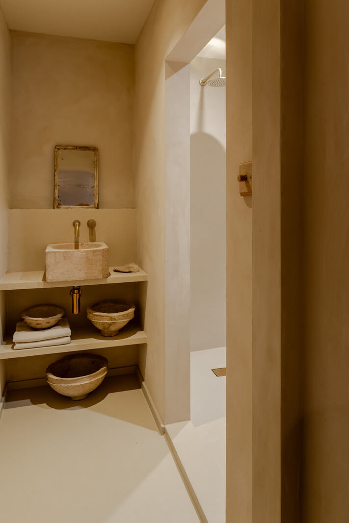 Serene Spaces with Limewash Walls in an English Victorian Home 25 bathroom sink Serene Spaces with Limewash Walls in an English Victorian Home