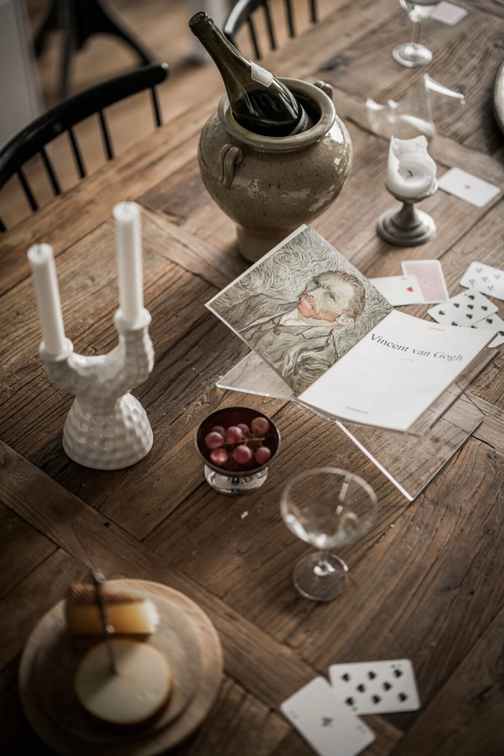 A Scandinavian Loft in an Old Industrial Building 14 dining table detail