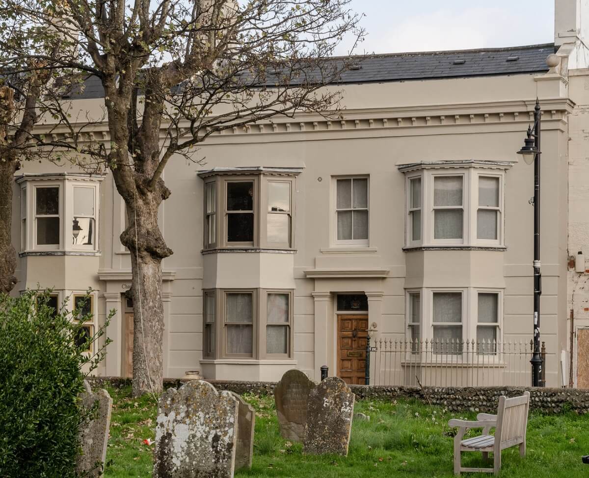 Limewash Walls and Restored Period Features in a Calm English Home 23 exterior victorian home england
